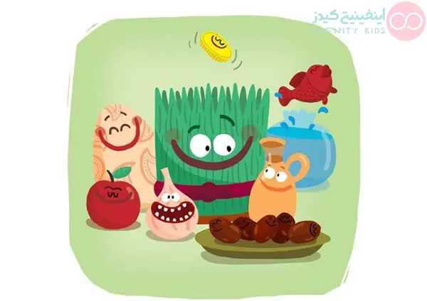 عکس نقاشی عید نوروز کیوت