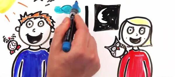 عکس نقاشی ضرب المثل سحرخیز باش تا کامروا باشی