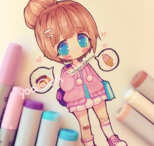 عکس نقاشی ژاپنی دخترانه