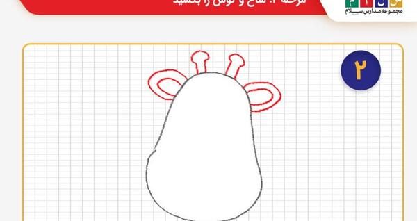 عکس نقاشي زرافه كودكانه