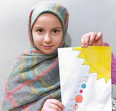 عکس نقاشی ذهنی دختر