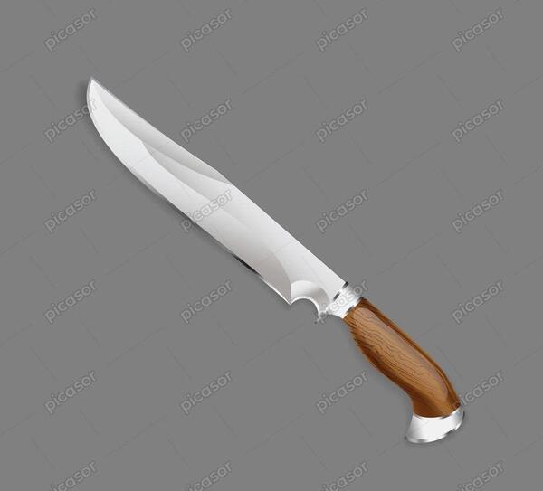 عکس نقاشی چاقو شکاری