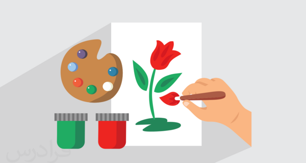 عکس نقاشی با آبرنگ برای کودکان پیش دبستانی