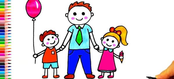عکس نقاشی آدم بچه گانه