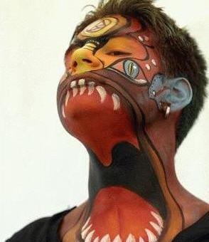 عکس نقاشی رو صورت هالک