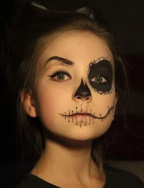 عکس نقاشی روی صورت مردانه