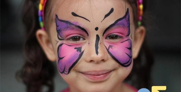عکس نقاشی روی صورت عروسک