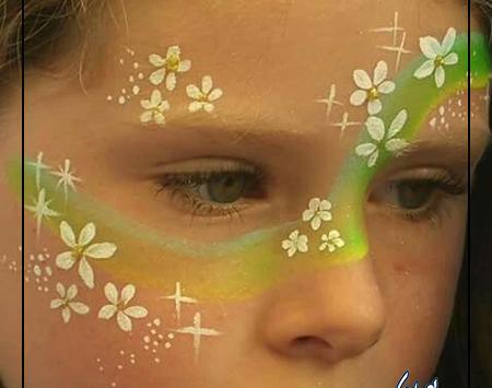 عکس نقاشی رو صورت طرح گربه