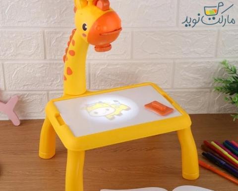 عکس نقاشی روی صورت زرافه