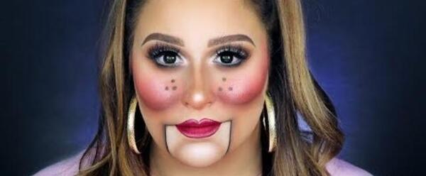 عکس نقاشی روی صورت آنابل
