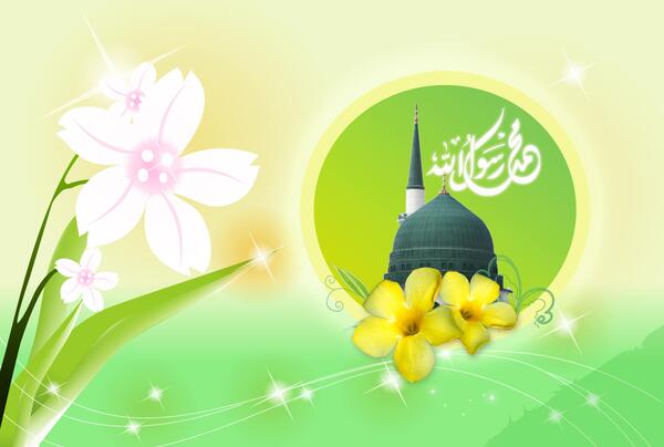 عکس زیبا برای ولادت حضرت محمد