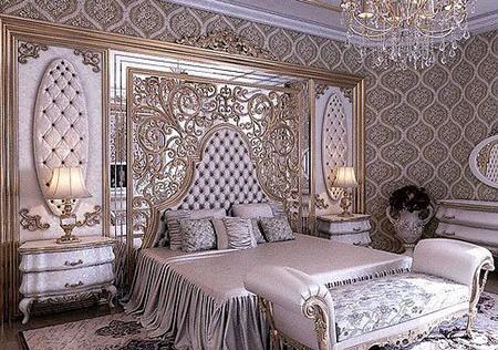 عکس اتاق خواب شیک و بزرگ