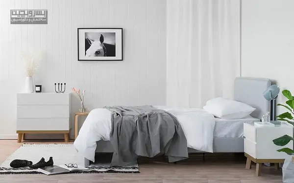 عکس اتاق خواب شیک یک نفره