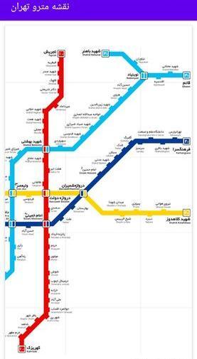 عکس نقشه مترو دبی