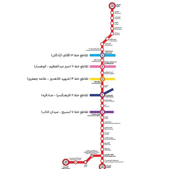 عکس نقشه مترو دبی