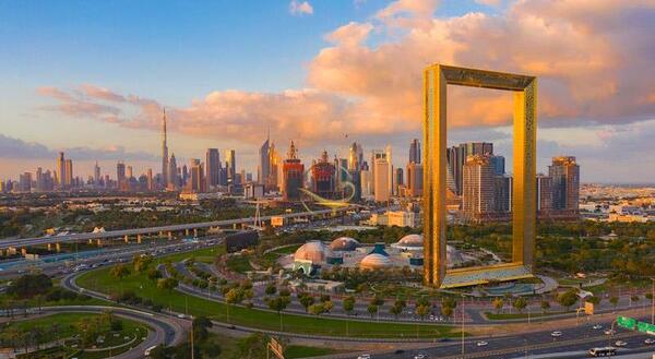 عکس از منظره دبی