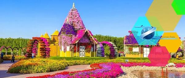 عکس باغ گلها در دبی