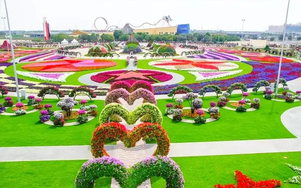 عکس باغ گل در دبی