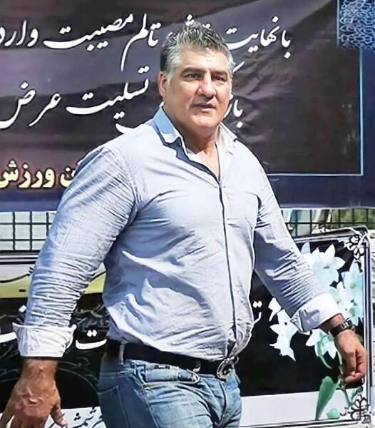 عکس علیرضا دبیر کشتی گیر
