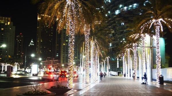 عکس از خیابان دبی