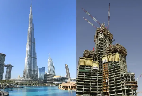عکس شهر دبی برج خلیفه