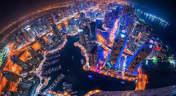 عکس آسمان دبی