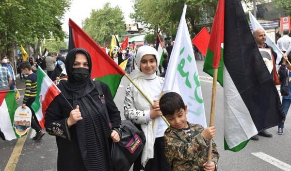 عکس نوشته راهپیمایی روز قدس