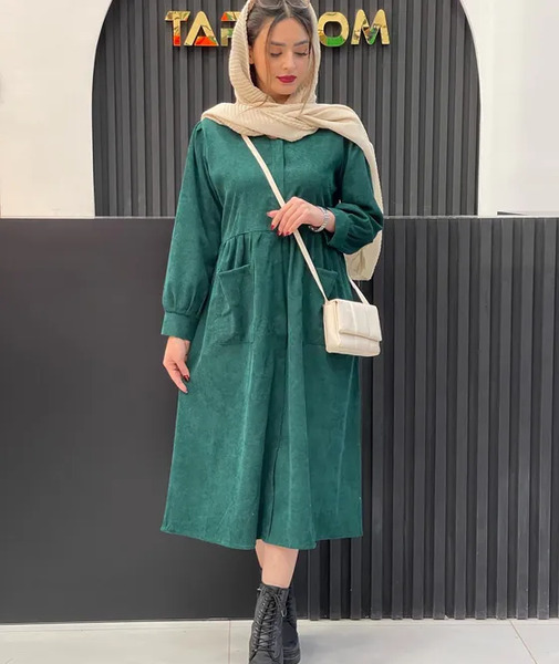 عکس مدل مانتو مخمل کبریتی
