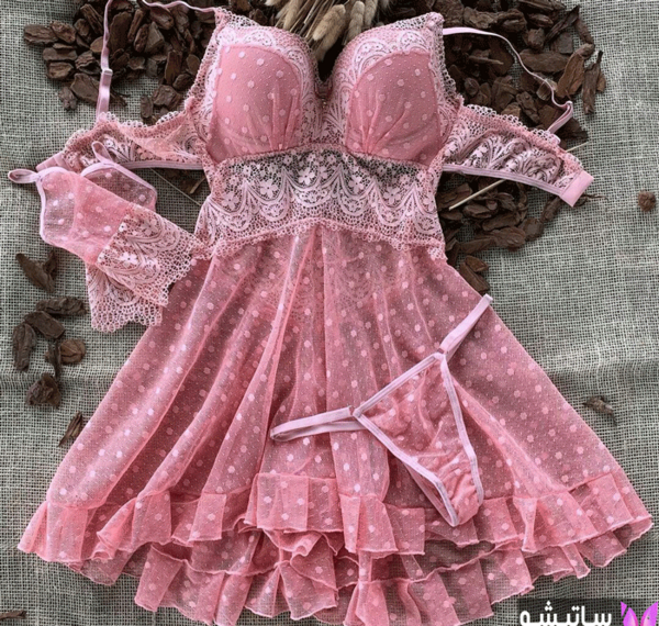 عکس لباس خواب دخترانه صورتی
