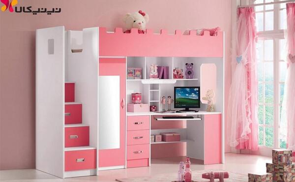 عکس تخت خواب های زیبا دخترانه