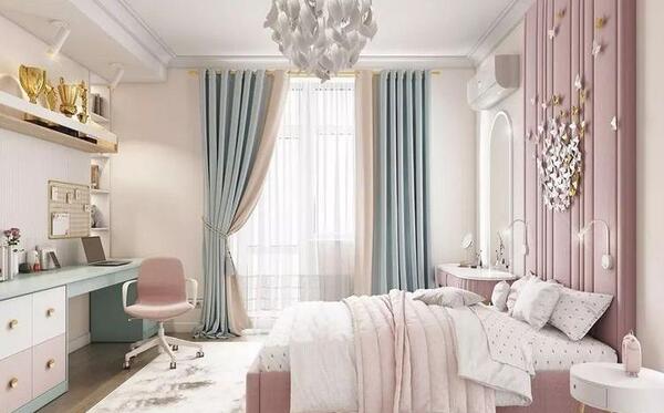 عکس اتاق خواب زیبای دخترانه