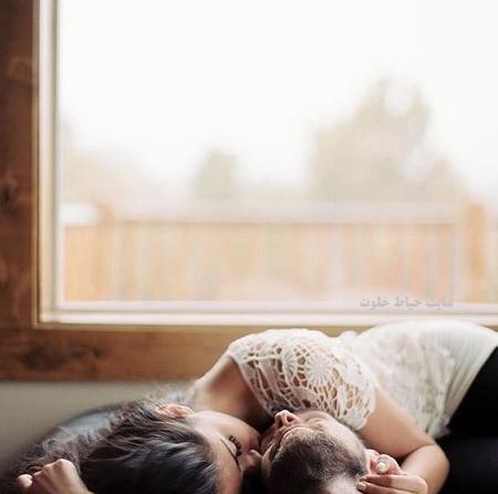 عکس خواب شدن عاشقانه