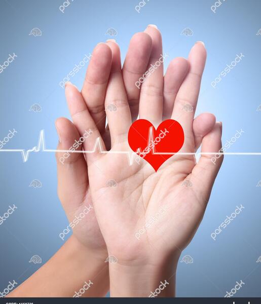 عکس قلب زن و شوهر