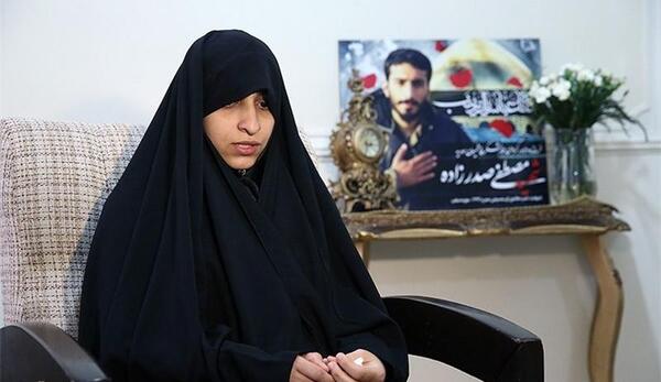 عکس همسر مصطفی خمینی