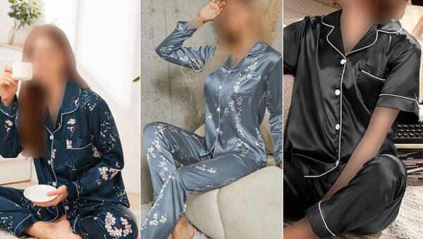 عکس لباس خواب ساتن دخترانه