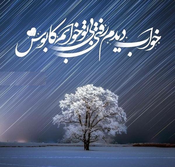 عکس نوشته خواب دیدن