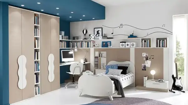 عکس اتاق خواب پسرانه لاکچری