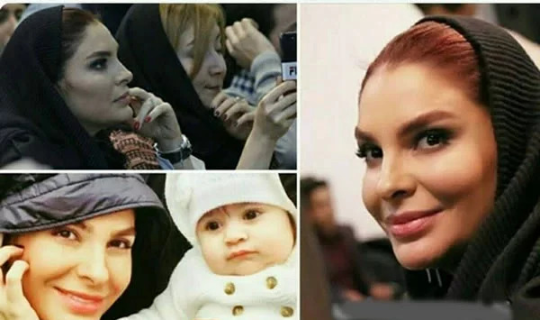 عکس دینا صالحی و همسرش