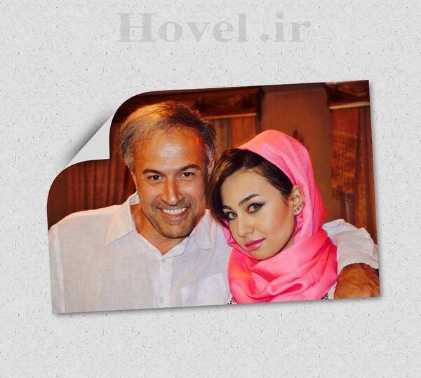 عکس دایانا حکیمی و پدرش