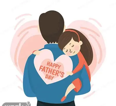 عکس برای روز پدر دخترانه