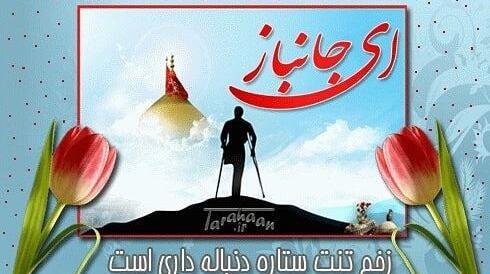 عکس روز جانباز برای پدر