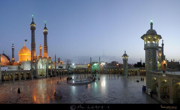 عکس از مرقد حضرت معصومه