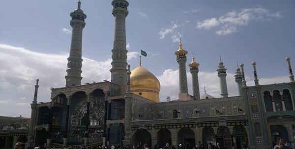 عکس پرچم حرم حضرت معصومه