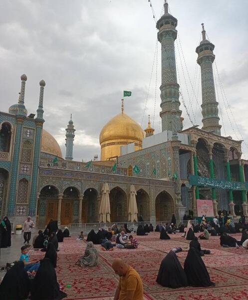 عکس از ضریح حضرت معصومه