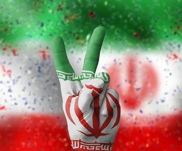 یک عکس از پرچم ایران