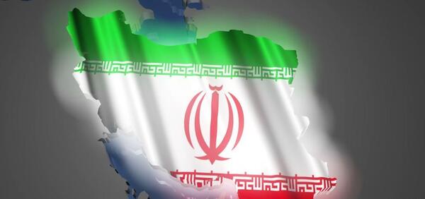 عکس پرچم ایران با نقشه