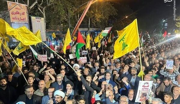 عکس پرچم ایران فلسطین لبنان