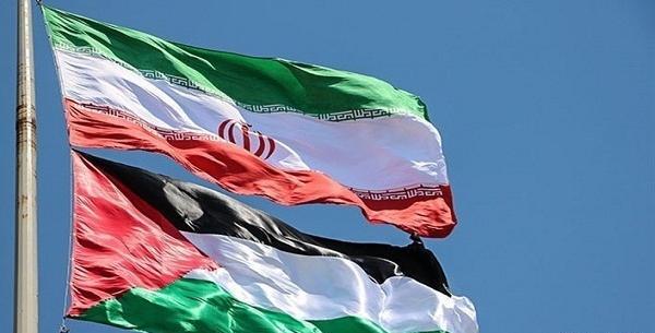 عکس پرچم ایران با فلسطین