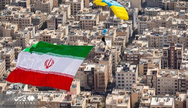 عکس پرچم ایران با فلسطین