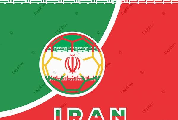 عکس پرچم ایران در فوتبال